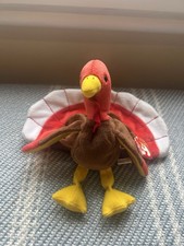 Gobbles The Turkey Original Ty Beanie Baby With Tag