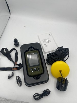 LUCKYLAKER Fischfinder: Tragbares Echolot mit LCD-Display für präzises Angeln.