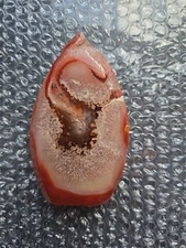 4" Freeform Natural Carnelian Druzy Crystal Healing Energy