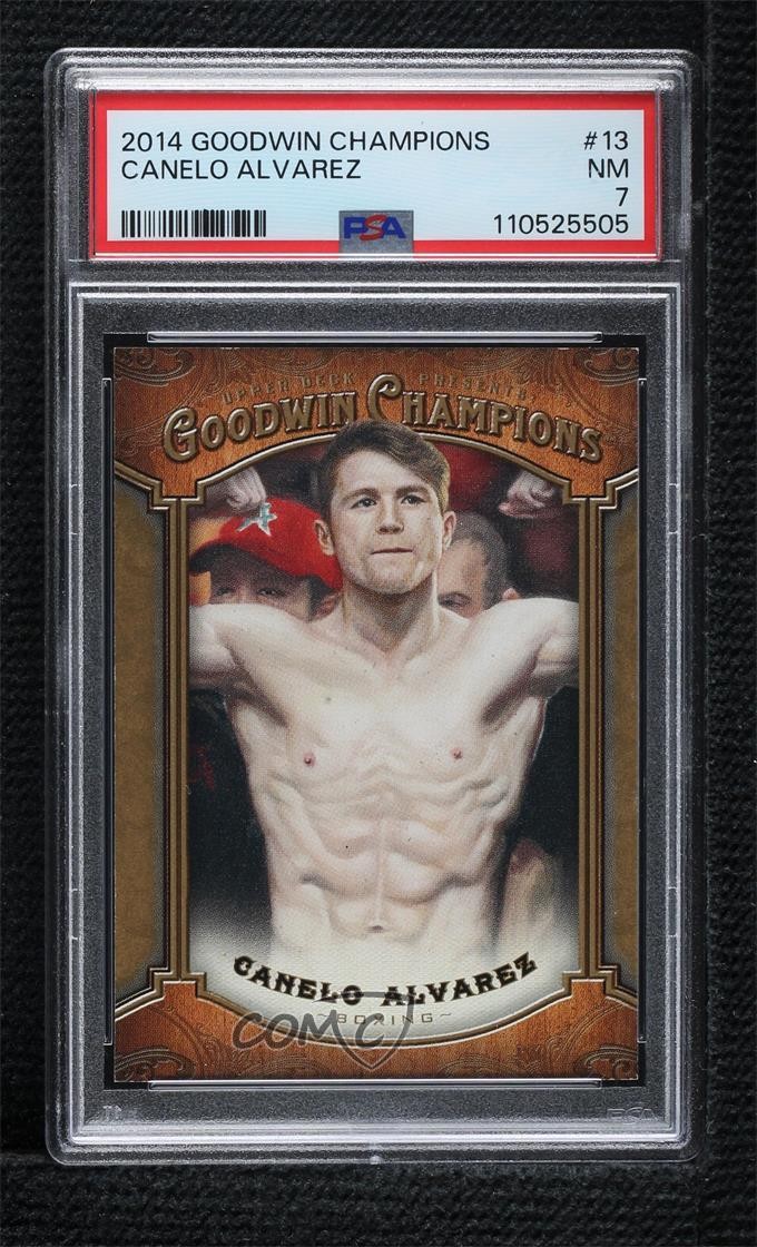 2014 Upper Deck Goodwin Champions Canelo Alvarez #13 PSA 7 05or