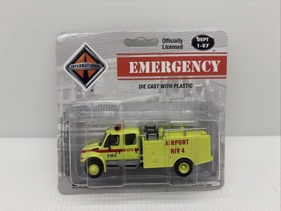 Boley Emergency 1/87 Airport RIV 4 EMS AFD Truck Die Cast with Plastic 4170-88