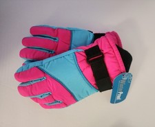 Winter Proof Girls S/M 7/8 Winter Gloves Pink And Blue