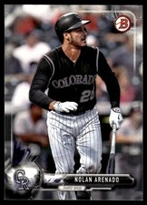 Nolan Arenado 2017 Topps Bowman #TH-NA Colorado Rockies FREE SHIP AutographDen