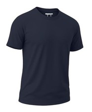 Men's UPF 50 Short Sleeve UV Sun Protection Shirts Quick X-Large A-navy Blue