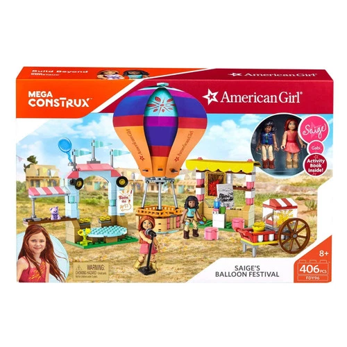 Mega Construx American Girl Saige's Ballon Festival 406pc Set NEW