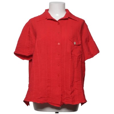 Borgelt, Kurzarmhemd, Größe: 44, Rot, Polyester/Viskose, Einfarbig, Damen #Fwe