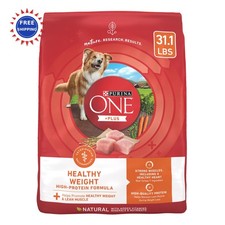 Dog Food Purina ONE Plus Healthy Weight High Protein Dry Formula 31.1 lb. 2.41 per pound