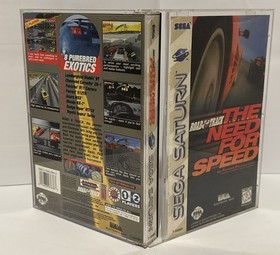 Road & Track Presents Need for Speed Sega Saturn OEM Case Art & Manual Only Read