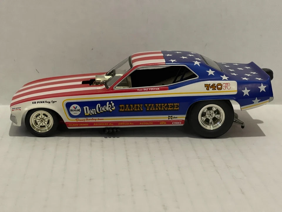 DON COOK'S DAMN YANKEE 1971 PLYMOUTH CUDA 1:24 NHRA FUNNY CAR 1320 FLOPPERS - Image 4 of 4