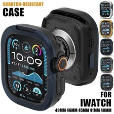 Armor Metal Case For Apple Watch Ultra 3/2/1 11 10 9 8 7 6 5 4 SE3 Protect Cover