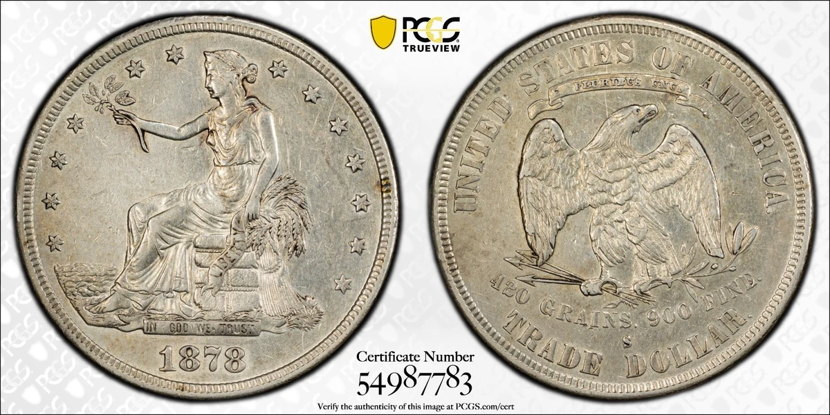 1878年 アメリカ トレードダラー 銀貨 1878 Year US Trade Dollars for sale | eBay
