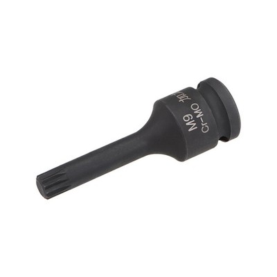 1/2'' Drive M9 Impact Triple Square Spline Bit Socket Cr-Mo for Repair Sockets