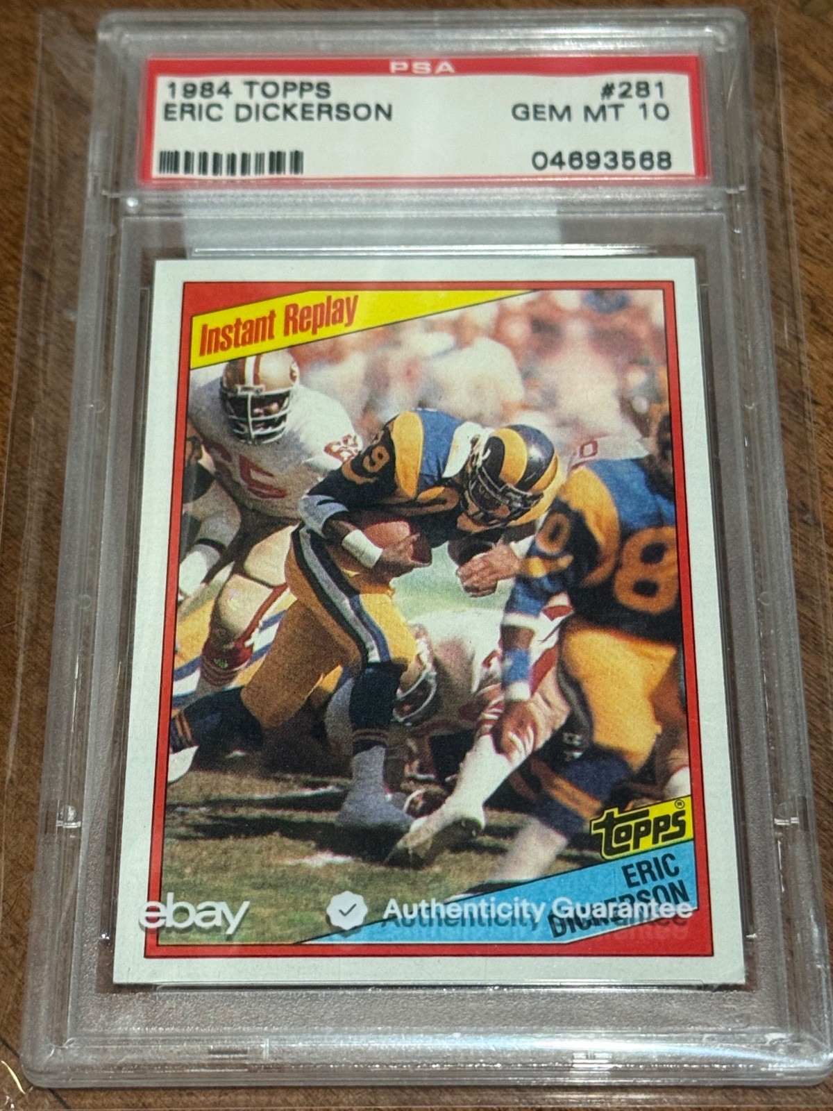 Eric Dickerson 1984 Topps Instant Replay PSA 10 #281 RC