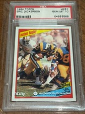 Eric Dickerson 1984 Topps Instant Replay PSA 10 #281 RC