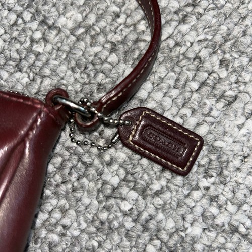 Y2k Coach 7785 Demi Burgundy Shoulder Bag  Vintage Nice - Picture 12 of 17