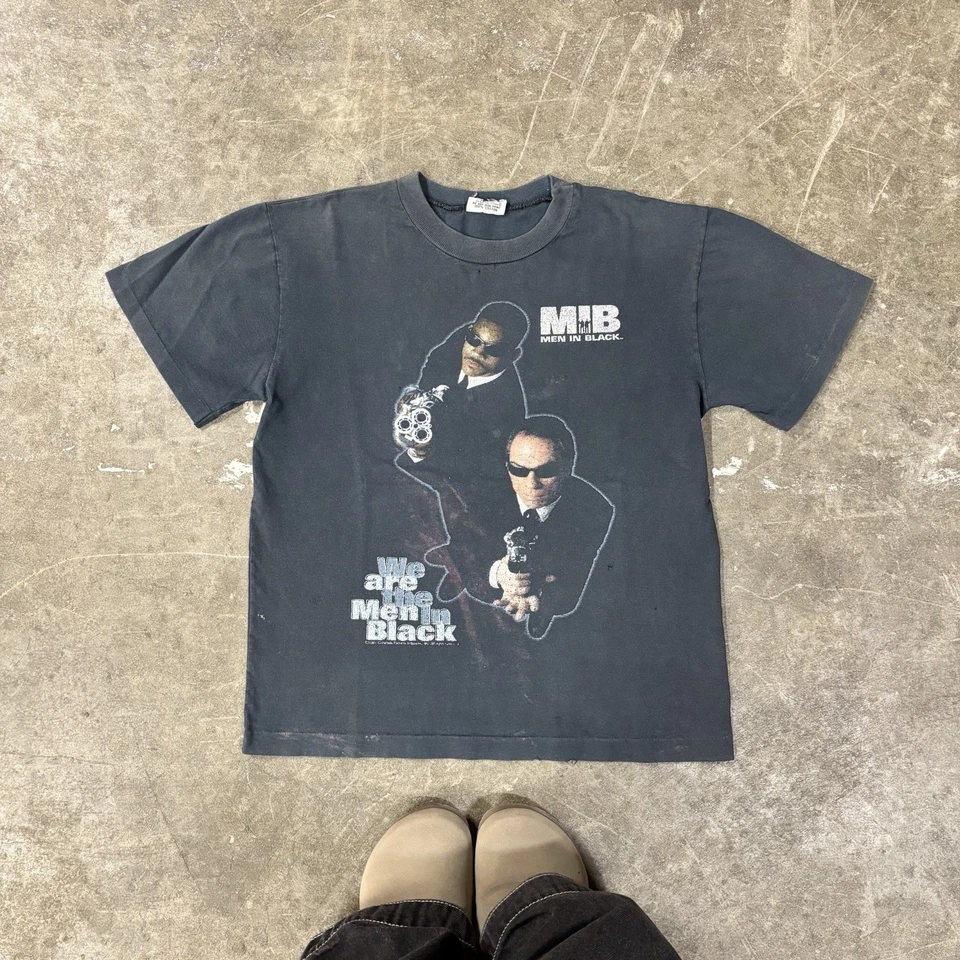 Camiseta Extremadamente RARA De Colección 1997 Hombres en Negro Película Promo Puntada Única Talla Md Foto 2 de 4