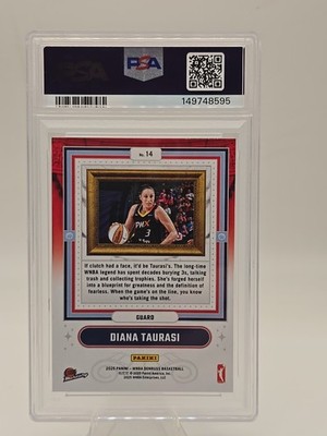 WNBA Diana Taurasi サイン入り雑誌 2025 Panini Donruss WNBA - Franchise Features Diana Taurasi #14