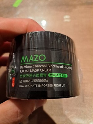 MAZO Bamboo Charcoal Blackhead Mask   120 g MHD 17.08.2025