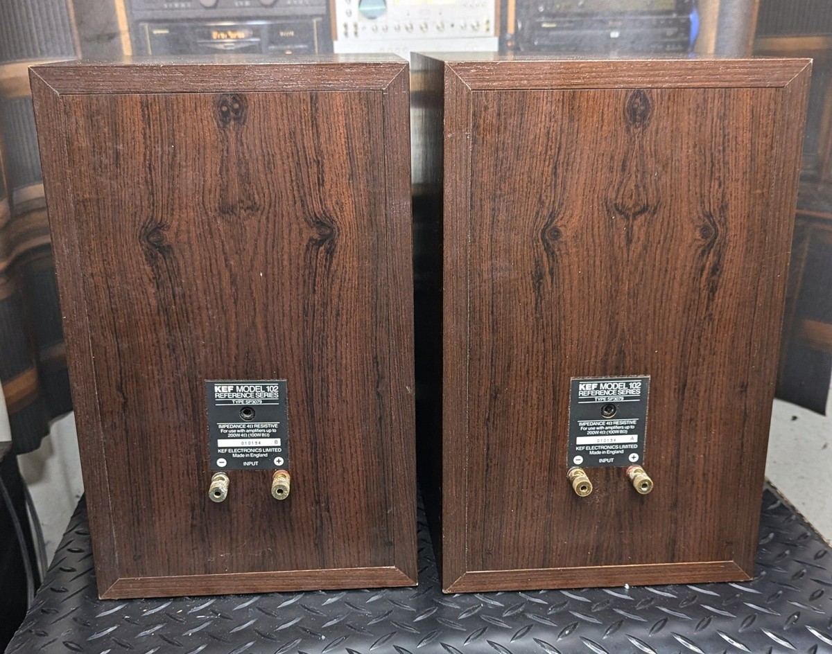 2 Reference Series KEF model 102 speakers TYPE SP3079 | eBay