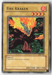 Fire Kraken MRL-014 Magic Ruler Unlimited Common
