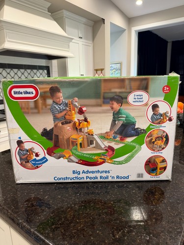 Little Tikes Big Adventures Construction Peak Rail 'n Road EUC Rare
