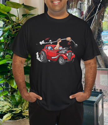 Hurst Beware Shifter Mens T-Shirt Chevy Mopar Ford Pontiac Olds Drag Racing Hot