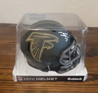 Bijan Robinson Falcons Autographed Salute to Service Mini Helmet Beckett COA