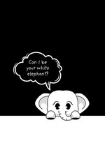 Notebook: White Elephant Gift Notebook, the Perfect Blend of Fun and Function