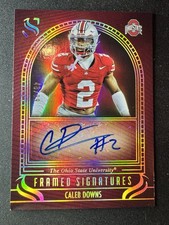 2025 Silhouette Caleb Downs Auto /99 OSU Buckeyes Cowboys