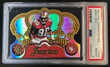 1997 Pacific Crown Royale Jerry Rice #123 49ers PSA 8