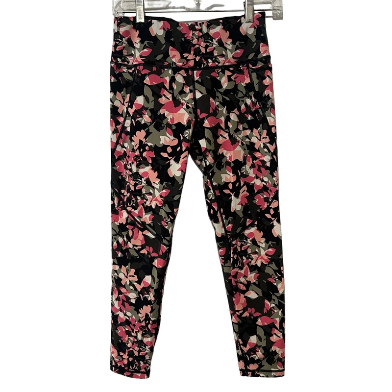 sweaty-betty power 7/8 length floral athleisure leggings