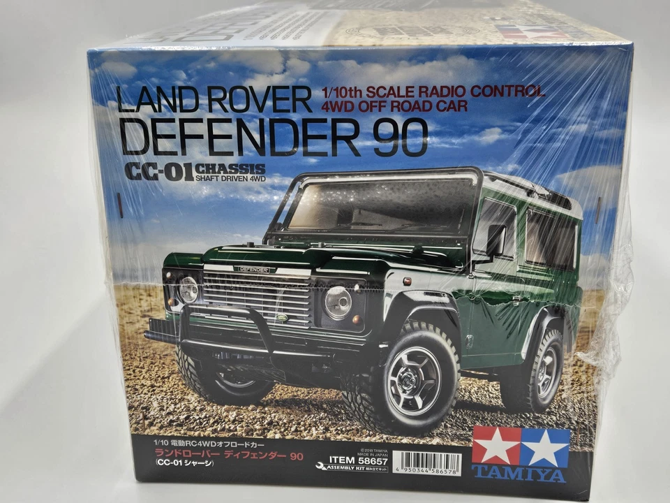 Tamiya Modellbau Land Rover Defender 90 CC-01 Maßstab 1:10 Item 58657 Neu Folie - Bild 4 von 4
