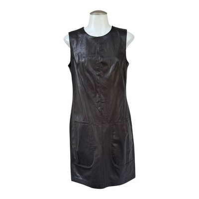 faux leather tank dress Faux Leather Tank Dress main image 1