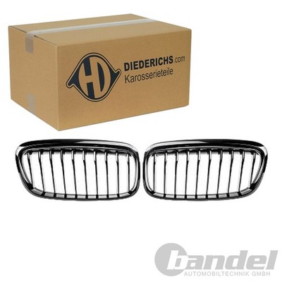 DIEDERICHS KÜHLERGRILL SCHWARZ GLANZ passend für BMW 2er F45 Performance Look