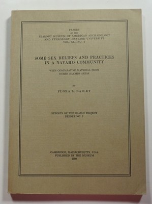 Some Sex Beliefs and Practices in a Navaho Community 1950 Bailey Navajo Indians