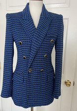 Zara Join Life Women s Blue/Black Houndstooth...