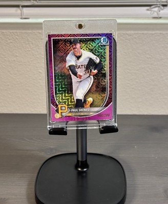 2025 Bowman Chrome Paul Skenes #30 Fuchsia Mojo Refractor /299📈