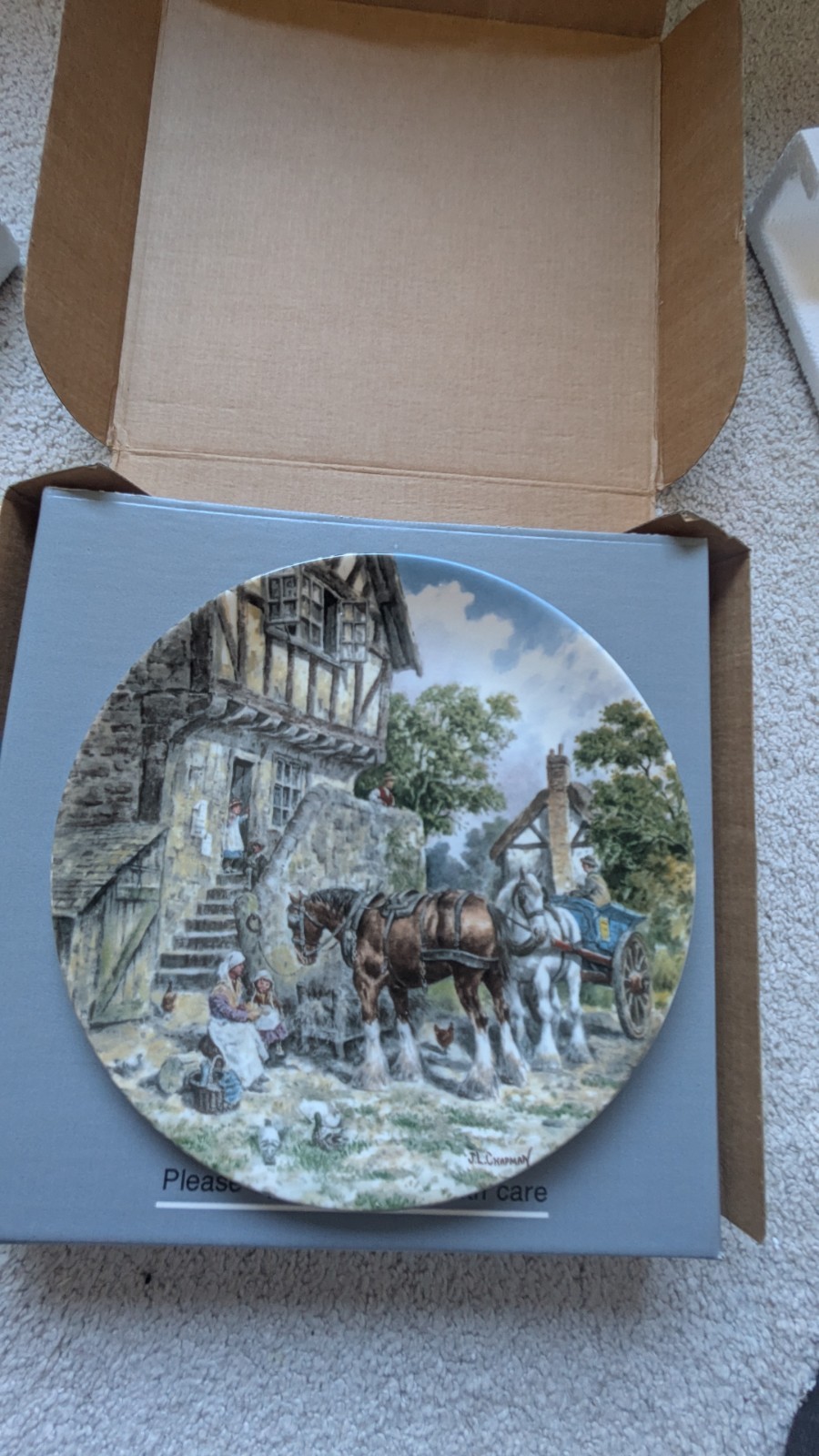 Wedgwood Life on the Farm 'Morning in the Farmyard' LTD Edition Decorative Plate
