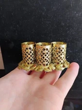 Vintage Victorian style mini lipstick holders