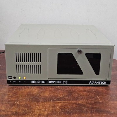 Advantech IPC-510 Industrial Computer System   Powers On, No Key