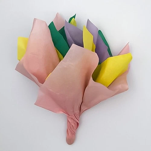 UNIQUE PARTY Assorted Pastel Colours Tissue Gift Paper - Pack of 10