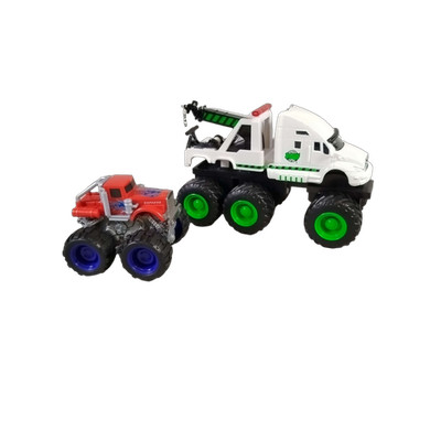 Bundle Monstertrucks Set von 2, gebraucht, ab 3 4 5 Jahre |   geprüft