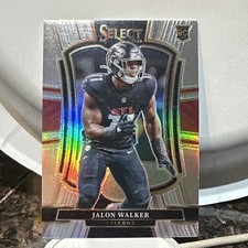 Jalon Walker Rookie 2025 Panini Select Falcons Premier Level Silver Prizm #146