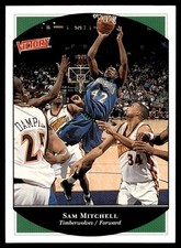 1999-00 Upper Deck Victory Sam Mitchell Minnesota Timberwolves #154