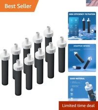 Pack of 10 High-Efficiency Water Bottle Filters Compatible with BB06 Models