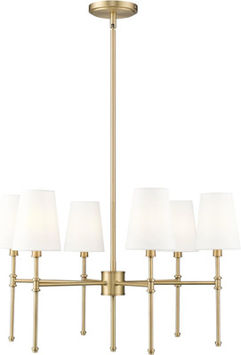 16106-VB Adorra 25.75'' Wide 6-Light Chandelier - Vintage Brass