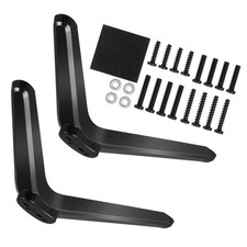  Support TV universel 2 pièces avec supports de montage, base antidérapante en