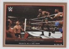 2015 Topps WWE Road to Wrestlemania Bronze The Prime Time Players #90 0s5