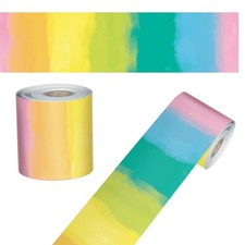 Carson Dellosa Creatively Inspired 65Ft of Watercolor Rainbow Bulletin Board Bor