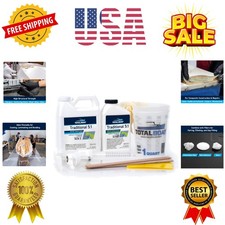 5:1 Marine Epoxy Resin Kit for Bonding, Filleting, Coating, and Laminating - ...